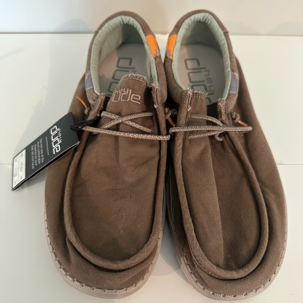 Hey Dude “Wally Washed” Shoes Men’s 13 - Picture 2 of 5